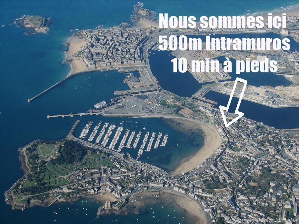 L'Atelier - Rdc - Plage 50M - Remparts 500M Saint-Malo Buitenkant foto
